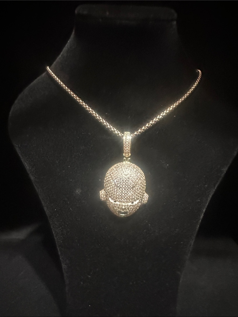 Gold Freezer “ Dragon Ball “ Pendant Necklace